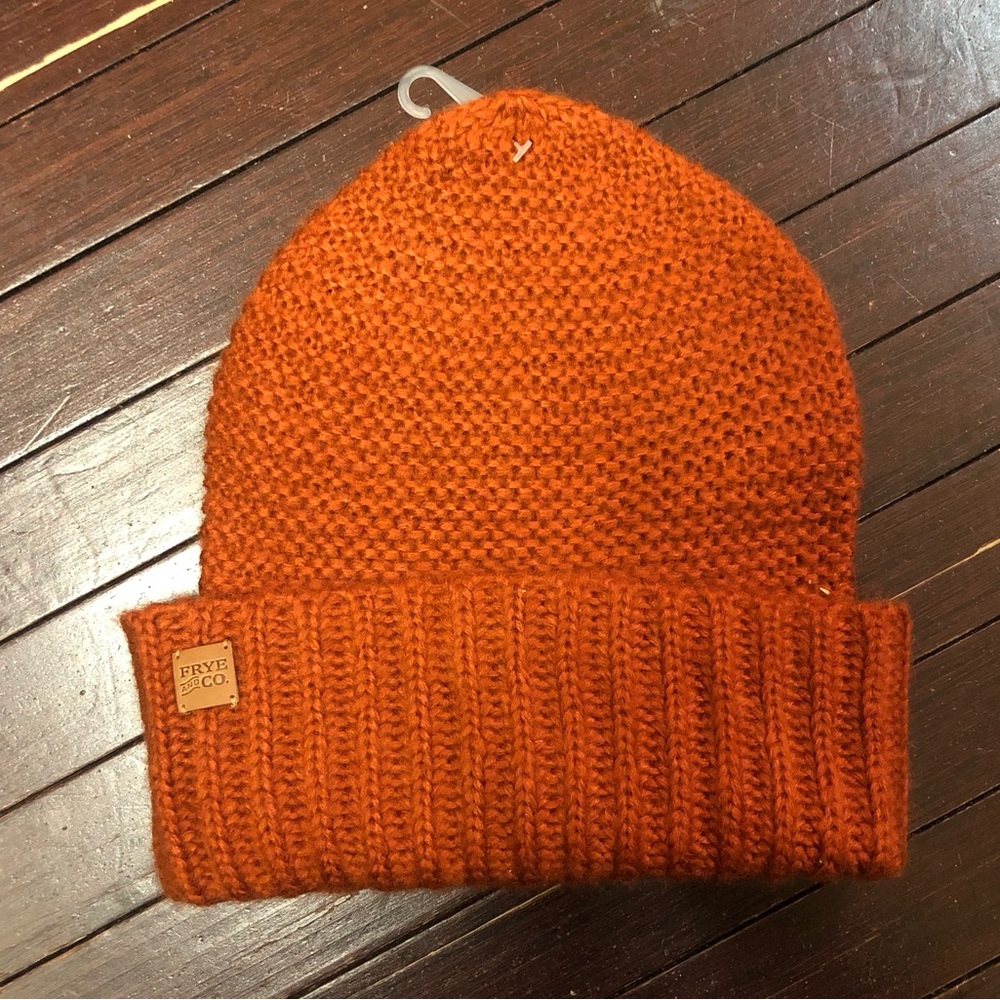 Rust Frye Knit Beanie